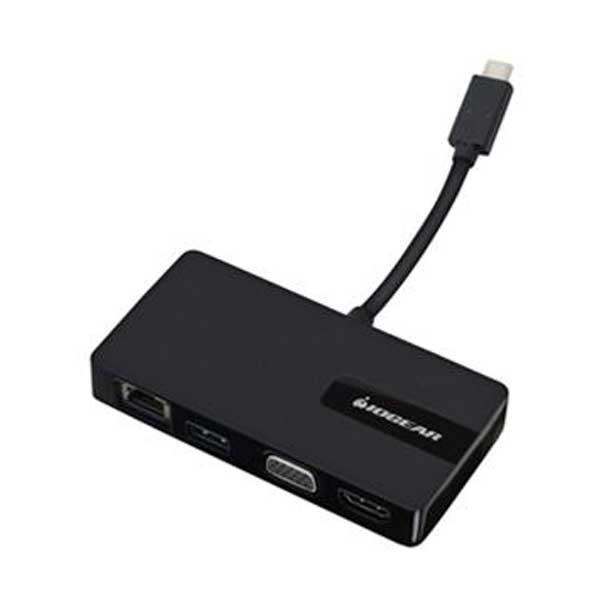 IOGEAR GUH3C44 ViewPro-C, USB-C 4-in-1 Video Adapter
