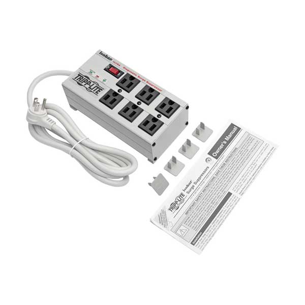 Tripp Lite Isobar 6-Outlet Surge Protector, 6 ft. Cord with Right-Angle Plug, 3330 Joules - Image 4