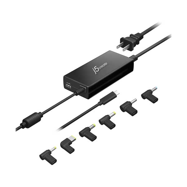 j5create 100W PD USB Type-C/Type-A Super Charger with Adapters