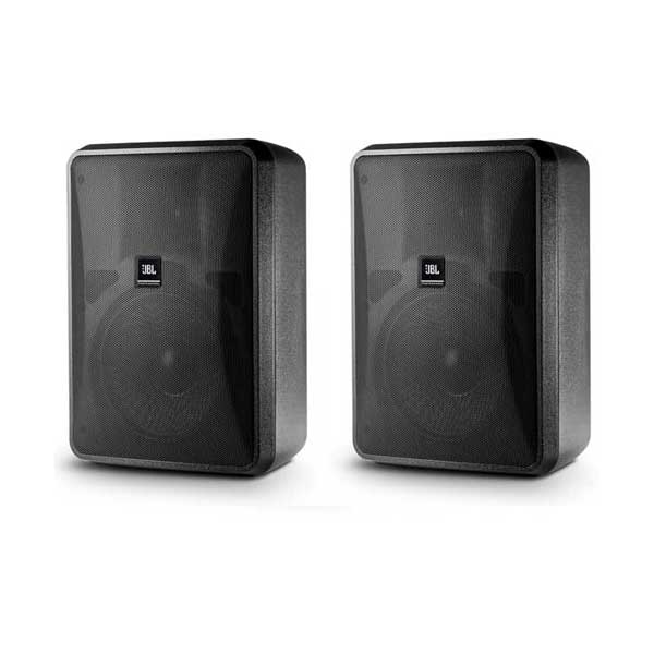 JBL Professional 8" 120W Indoor/Outdoor Speaker - Black 2-Pack (CONTROL 28-1)