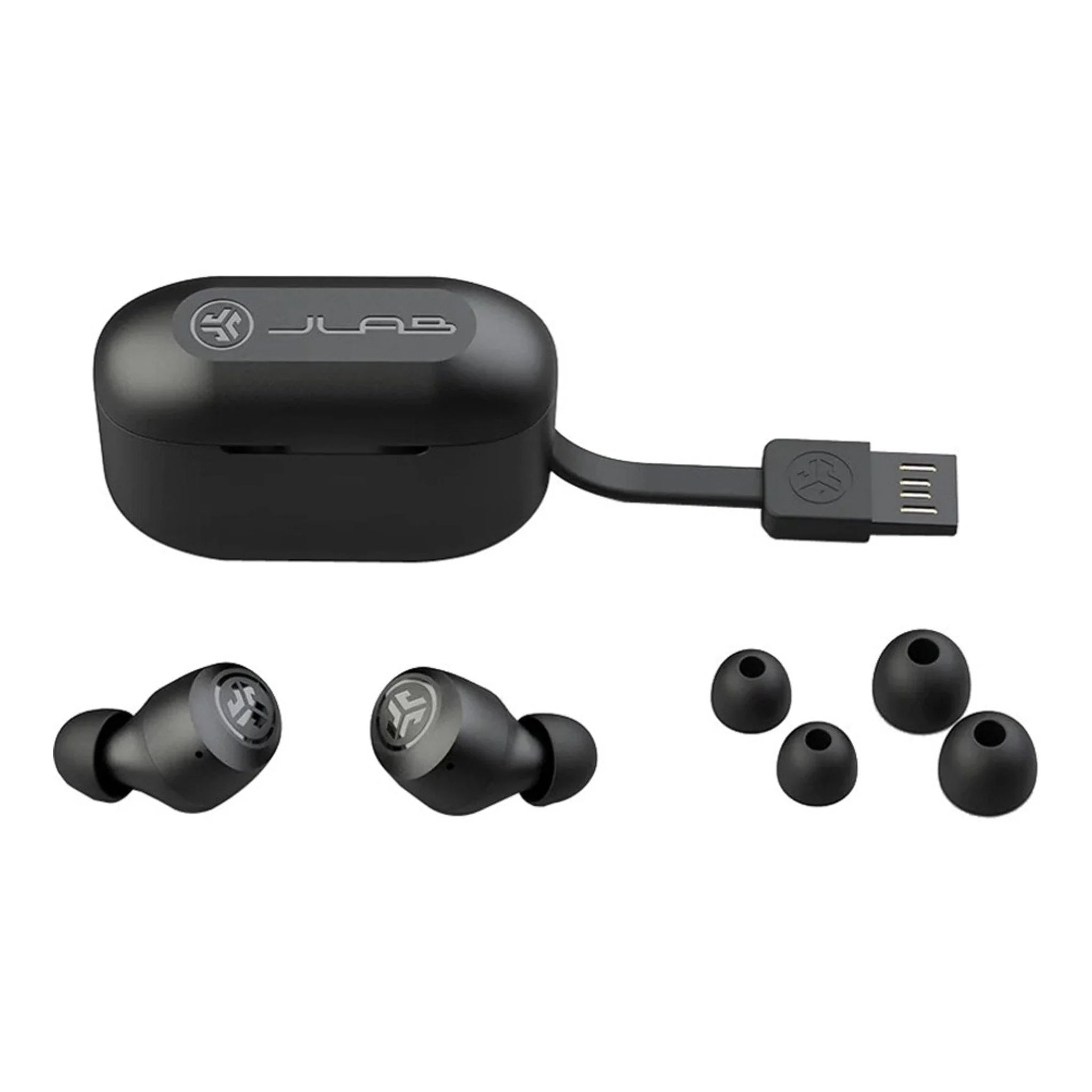 JLab EBGAIRPOPRBLK124 GO Air POP True Wireless Earbuds - Black - Image 5