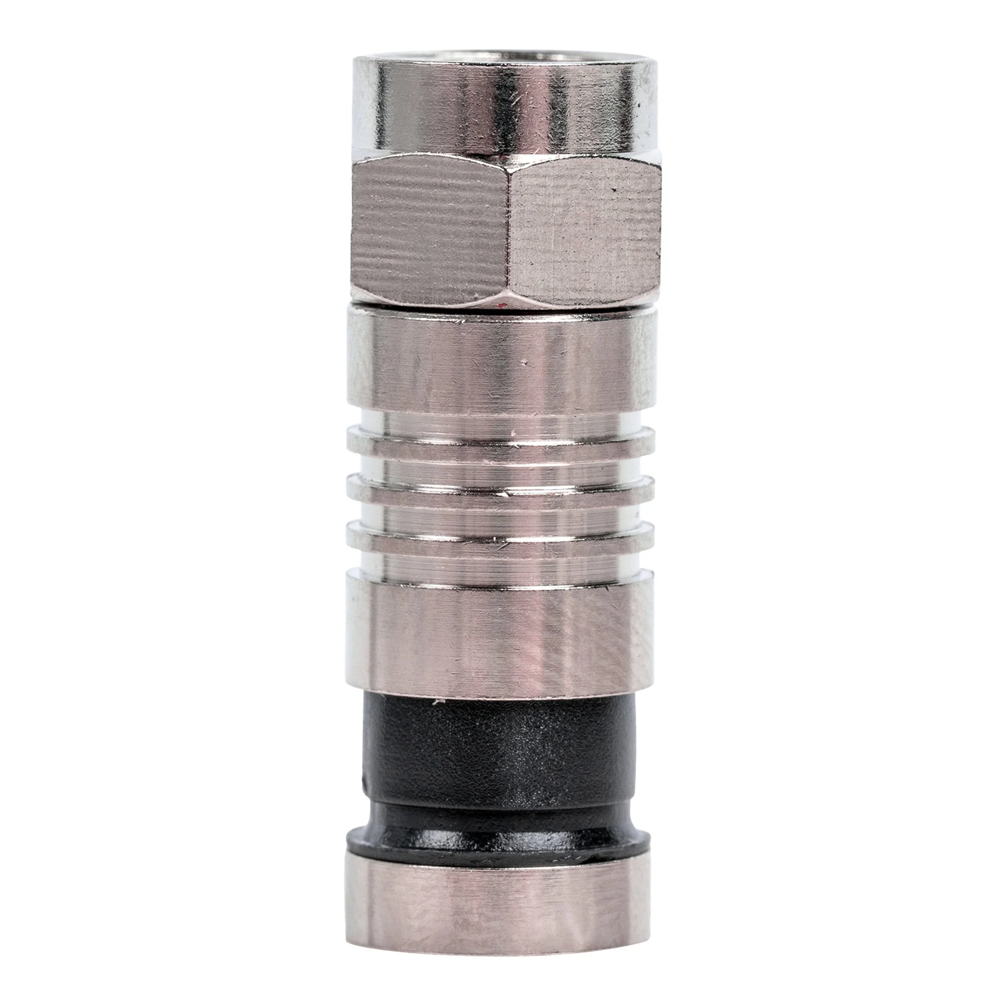 Jonard Tools RG6 75Ω F-Type Nickel Compression Connector - 1ea