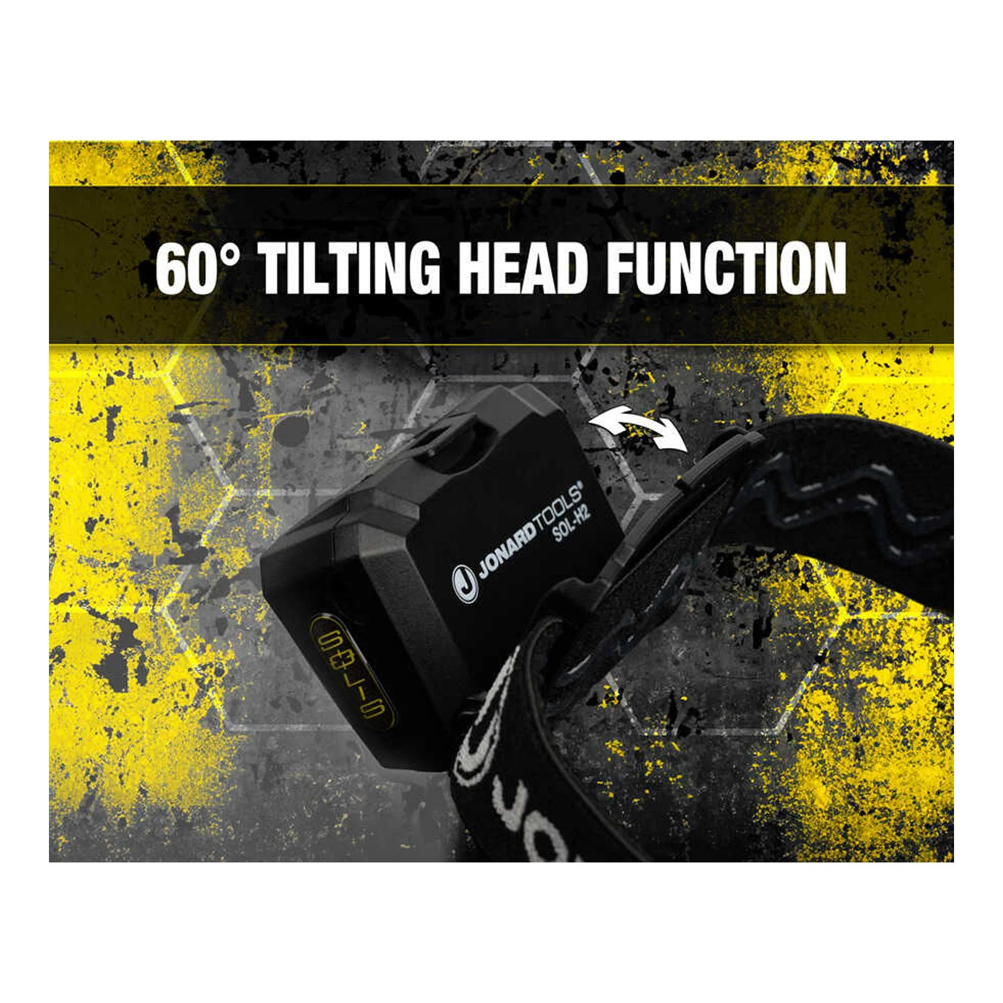 Jonard Tools SOL-H2 Solis Ultra Bright Jobsite LED Headlamp - Image 4