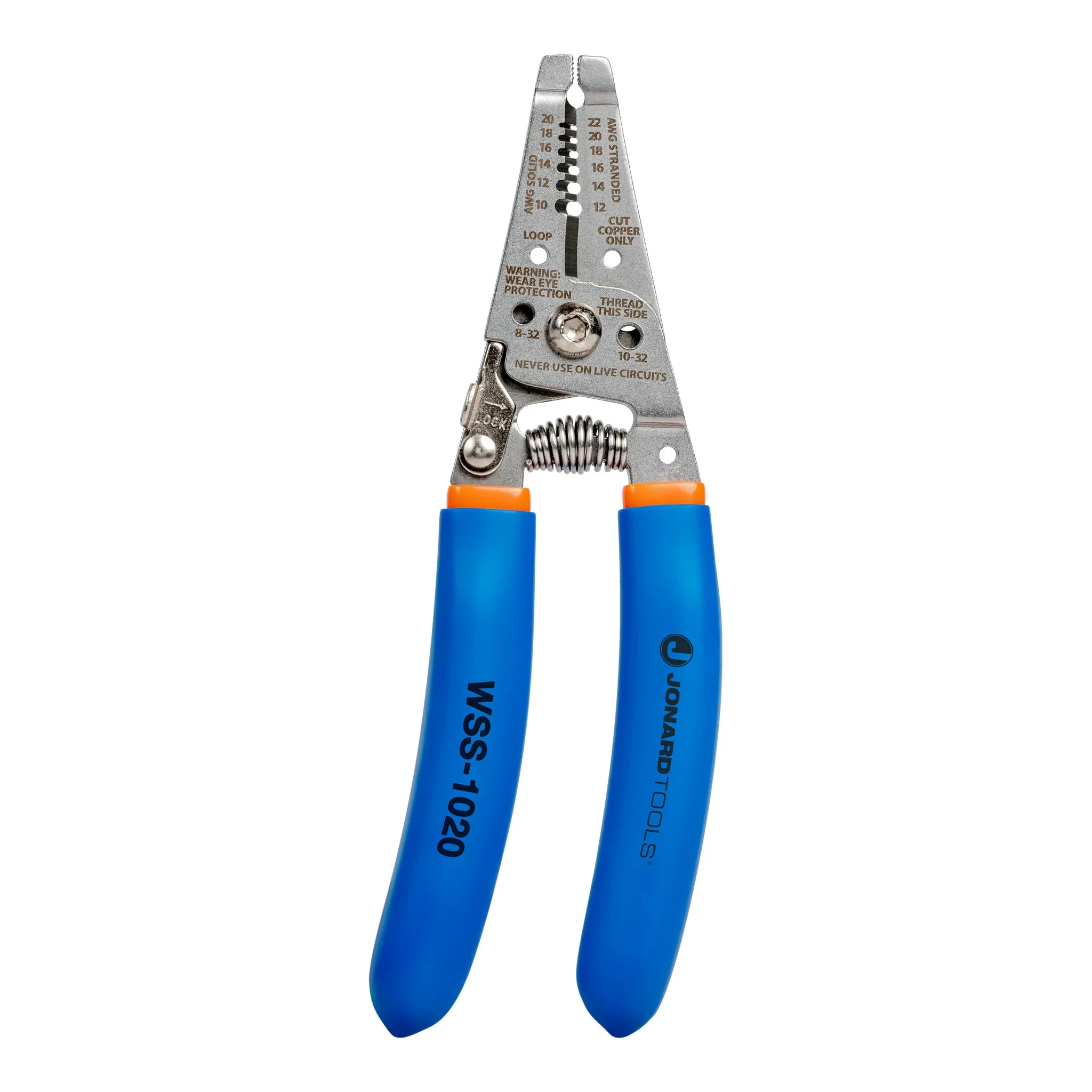 Jonard Tools WSS-1020 10~20AWG Stainless Steel Curved Wire Stripper