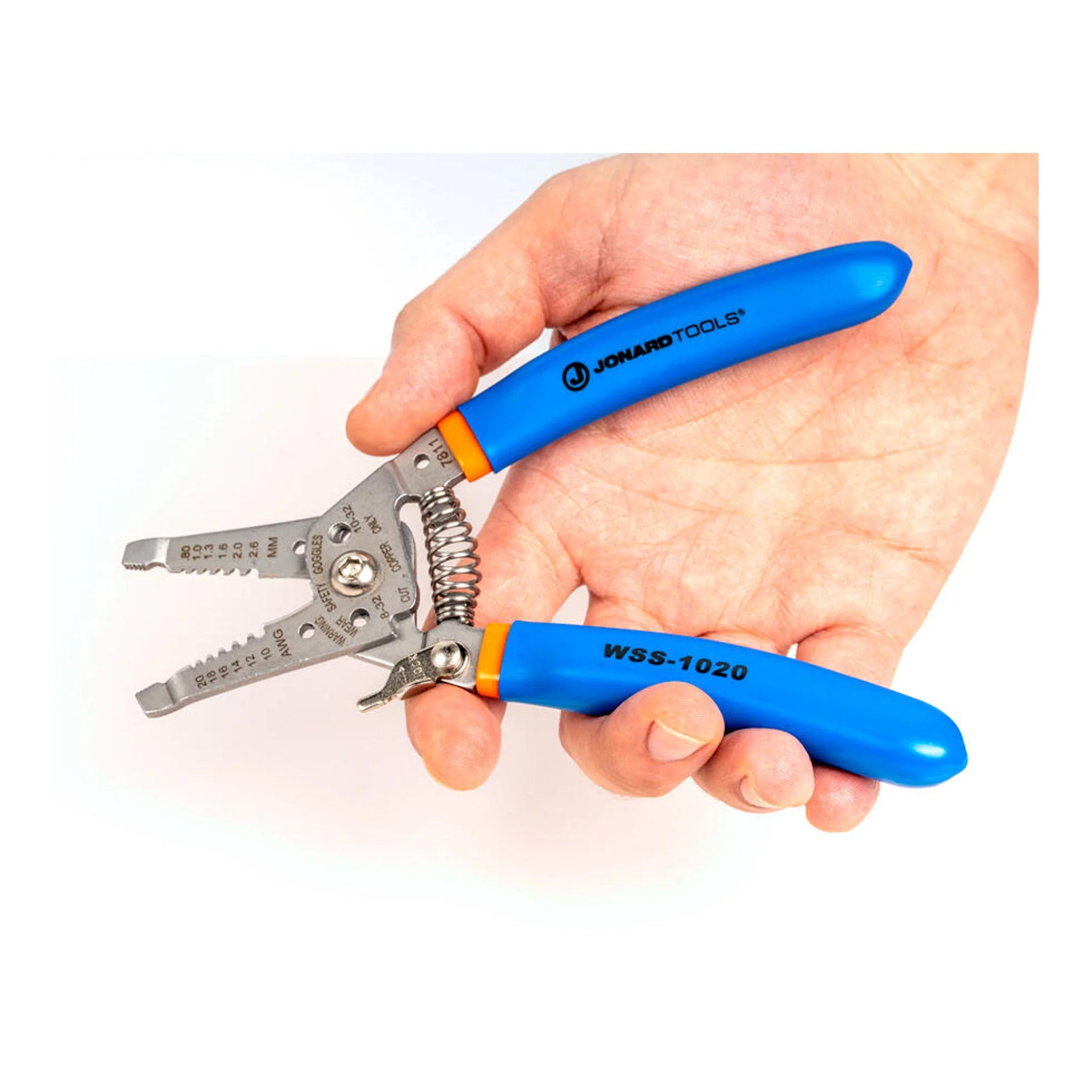 Jonard Tools WSS-1020 10~20AWG Stainless Steel Curved Wire Stripper - Image 5