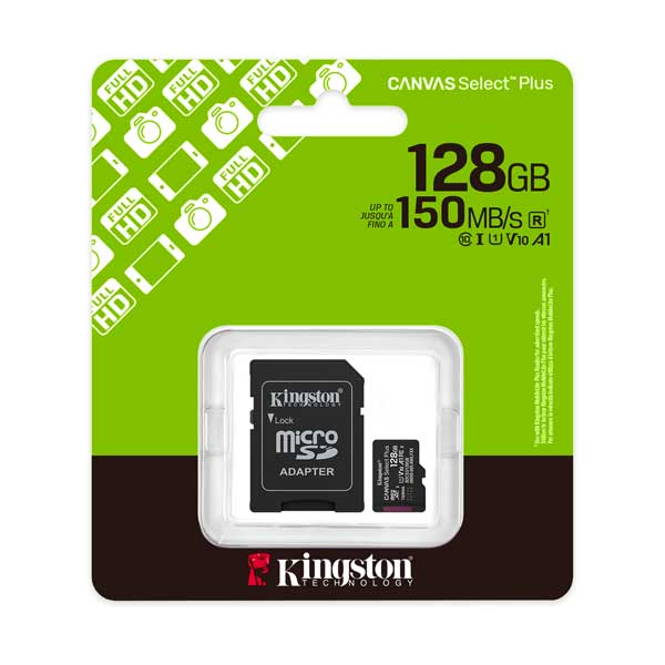 Kingston 128GB Canvas Select Plus microSDXC Card | 150MB/s | A1 | Class 10 UHS-I | SDCS3/128GB - Image 2