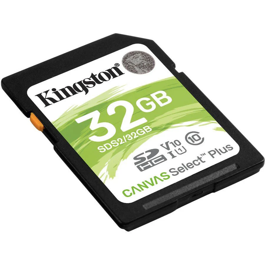Kingston SDS2/32GB 32GB Canvas Select Plus Class 10 UHS-I SD Memory Card - Image 2