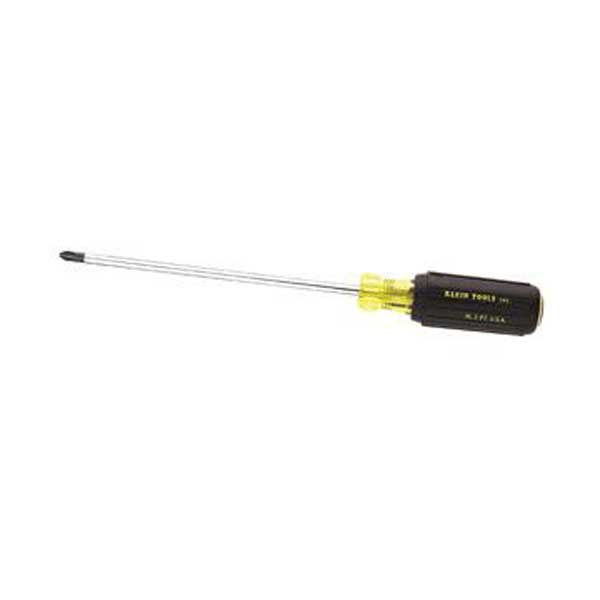 Klein #2 Profilated Phillips-Tip Screwdriver 7" Round-Shank