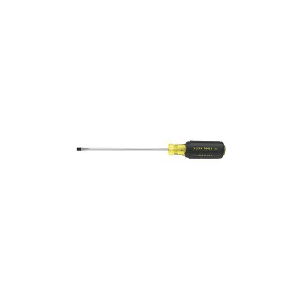 Klein 3/16" Cabinet-Tip Screwdriver ? 6" Round-Shank