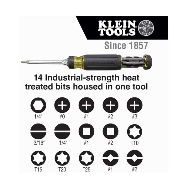 Klein Tools 32305 15-in-1 Multi-Bit Ratcheting Screwdriver - Image 3