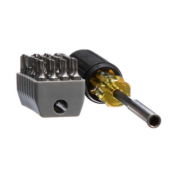 Klein Tools 32510 Magnetic Screwdriver with 32 Tamperproof Bits - Image 3