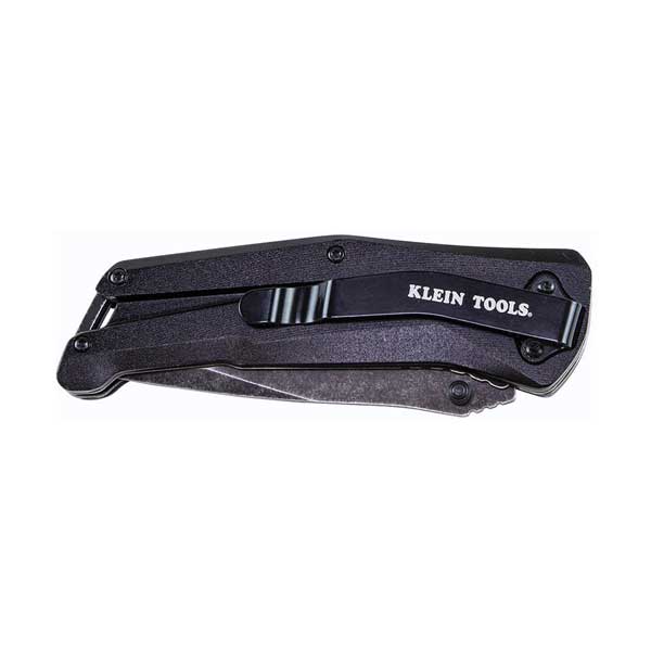 Klein Tools 44223 3.5in 440A Stainless Steel Pocket Knife with Spring-Assisted Open - Image 5
