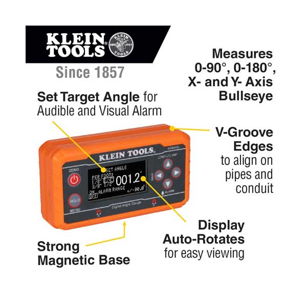 Klein Tools 935DAGL Digital Level with Programmable Angles - Image 3