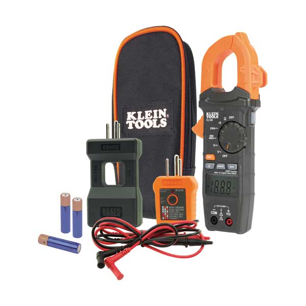 Klein Tools CL120KIT Clamp Meter Electrical Test Kit