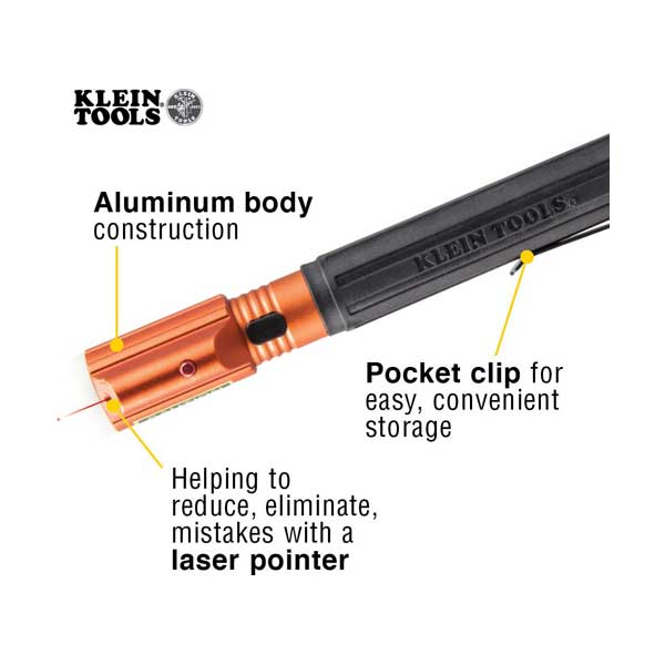 Klein Tools 56026R Inspection Penlight with Laser Pointer - Image 3