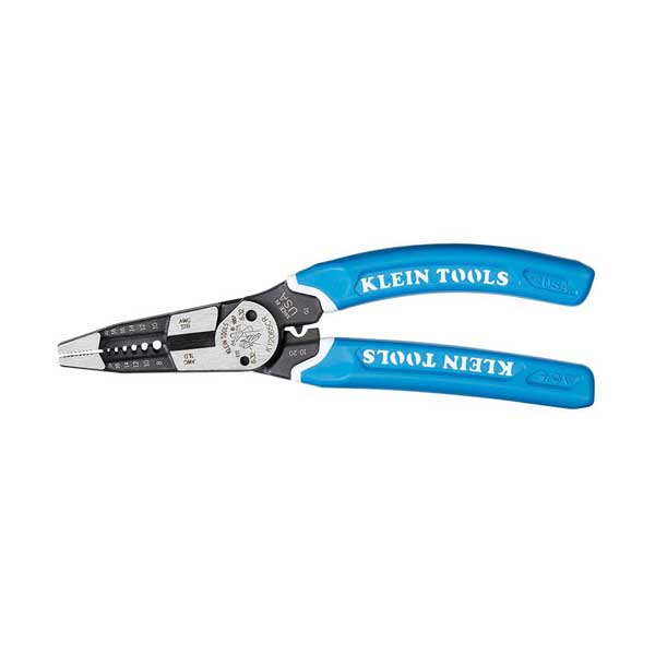 Klein Tools K12065CR Klein-Kurve 8-20 AWG Heavy-Duty Wire Stripper / Cutter / Crimper Multi Tool - Image 2