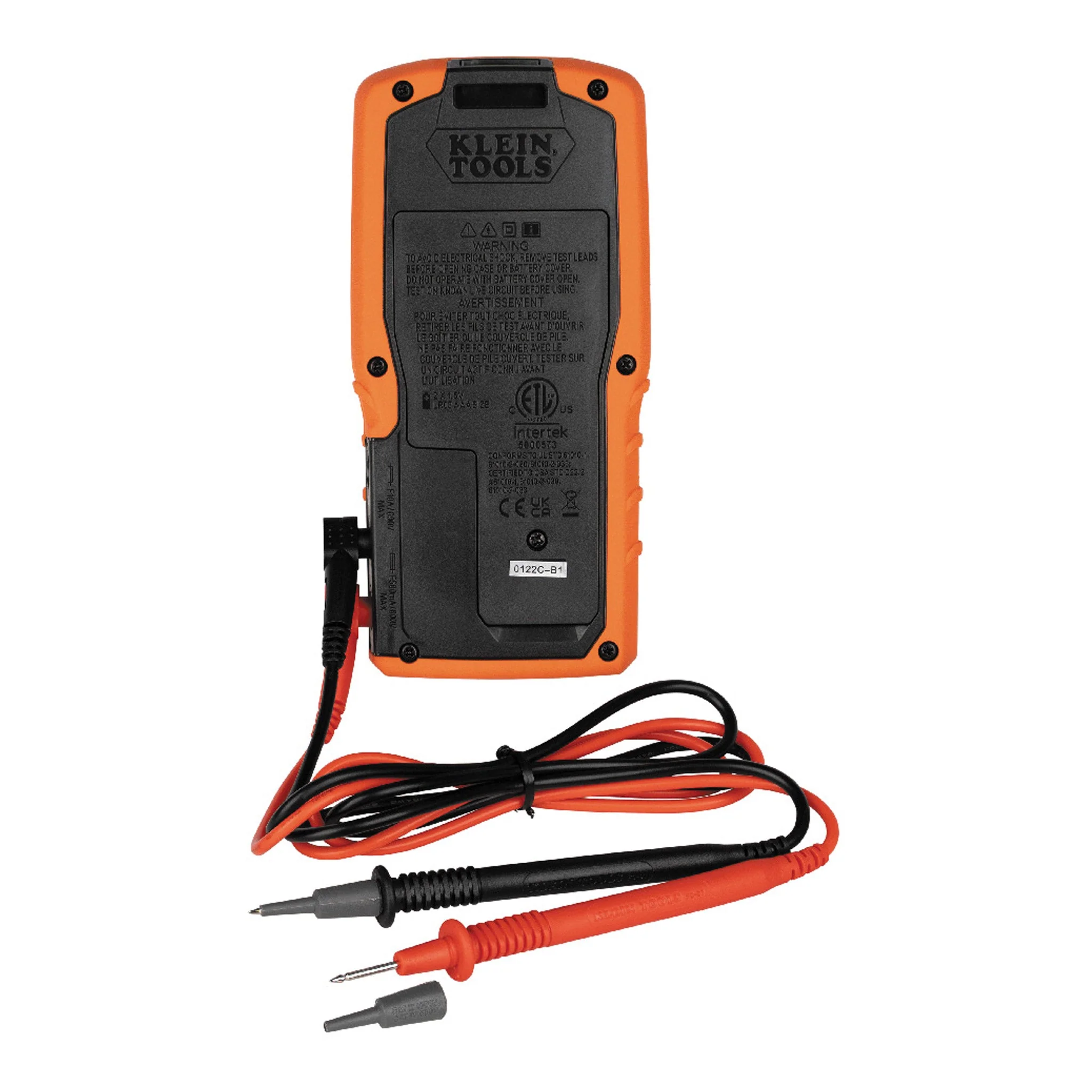 Klein Tools MM450 600V Temp TRMS Auto-Ranging Slim Digital Multimeter - Image 6