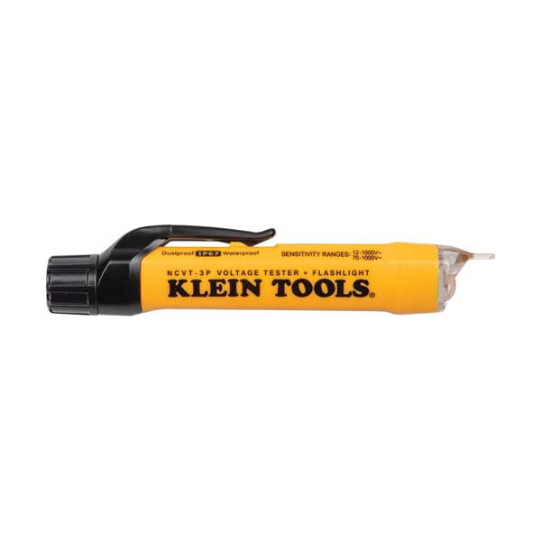 Klein Tools NCVT-3P 12V to 1000V AC Dual Range Non-Contact Voltage Tester with Flashlight - Image 2