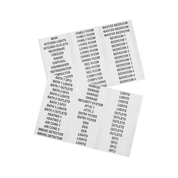 Klein Tools 56254 Wire Markers, Household Electrical Panel - Image 2