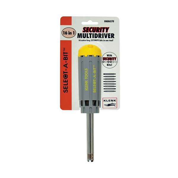 Klenk Tools DA86370 Select-A-Bit 16-Bit Security Multi-Driver