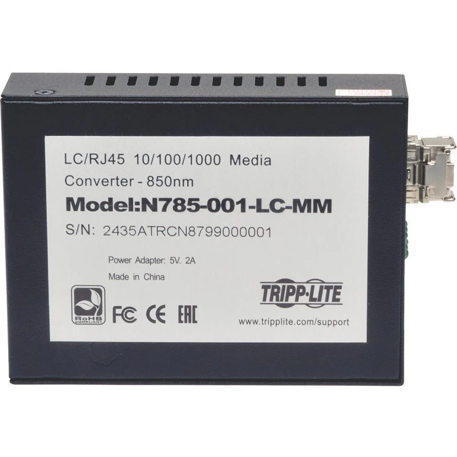 Tripp Lite N785-001-LC-MM LC Multimode Fiber Media Converter Gigabit - Image 13