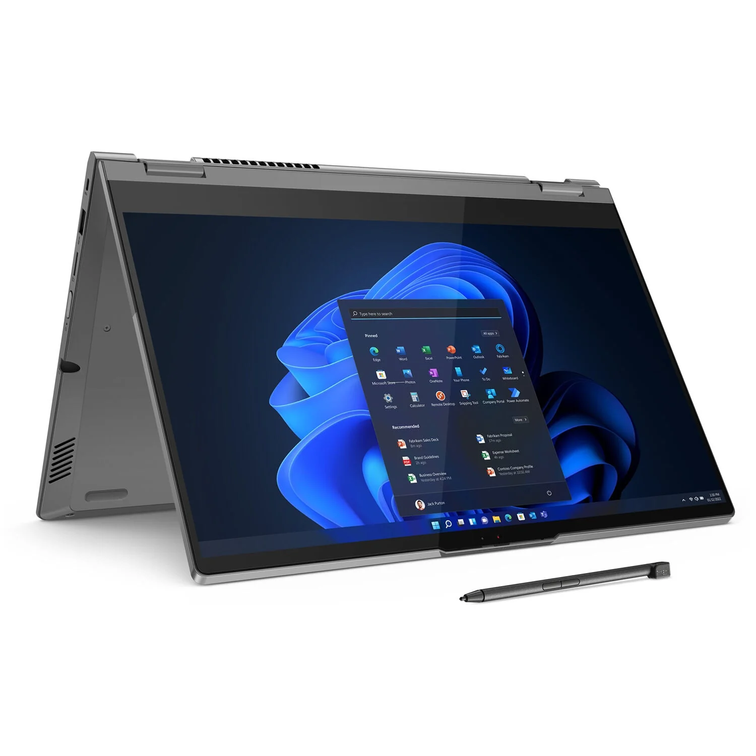 Lenovo ThinkBook 14s Yoga G2 IAP 14" Touchscreen Notebook, Core i5 1235U, 8 GB RAM, 256 GB, 1080P IPS Display - Image 2