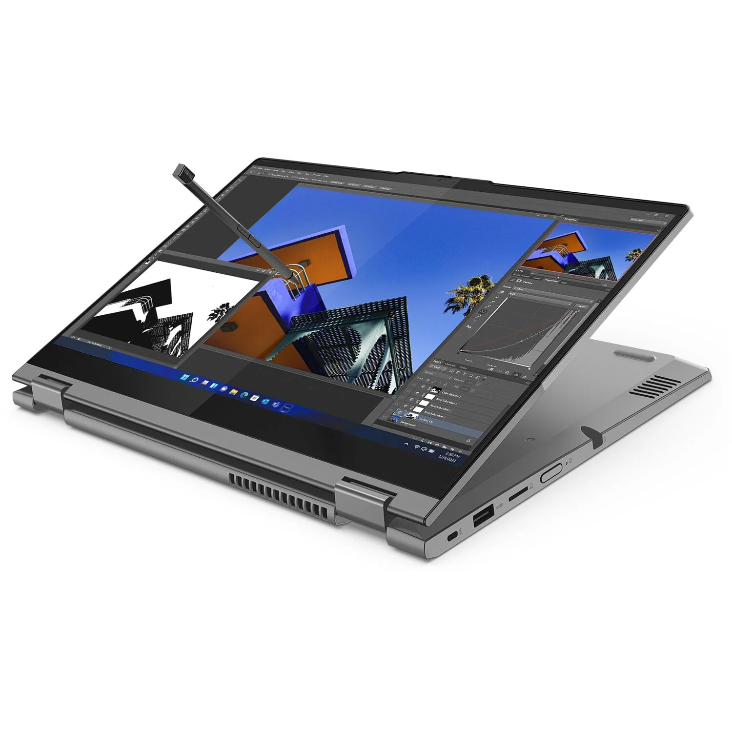 Lenovo ThinkBook 14s Yoga G2 IAP 14" Touchscreen Notebook, Core i5 1235U, 8 GB RAM, 256 GB, 1080P IPS Display - Image 4