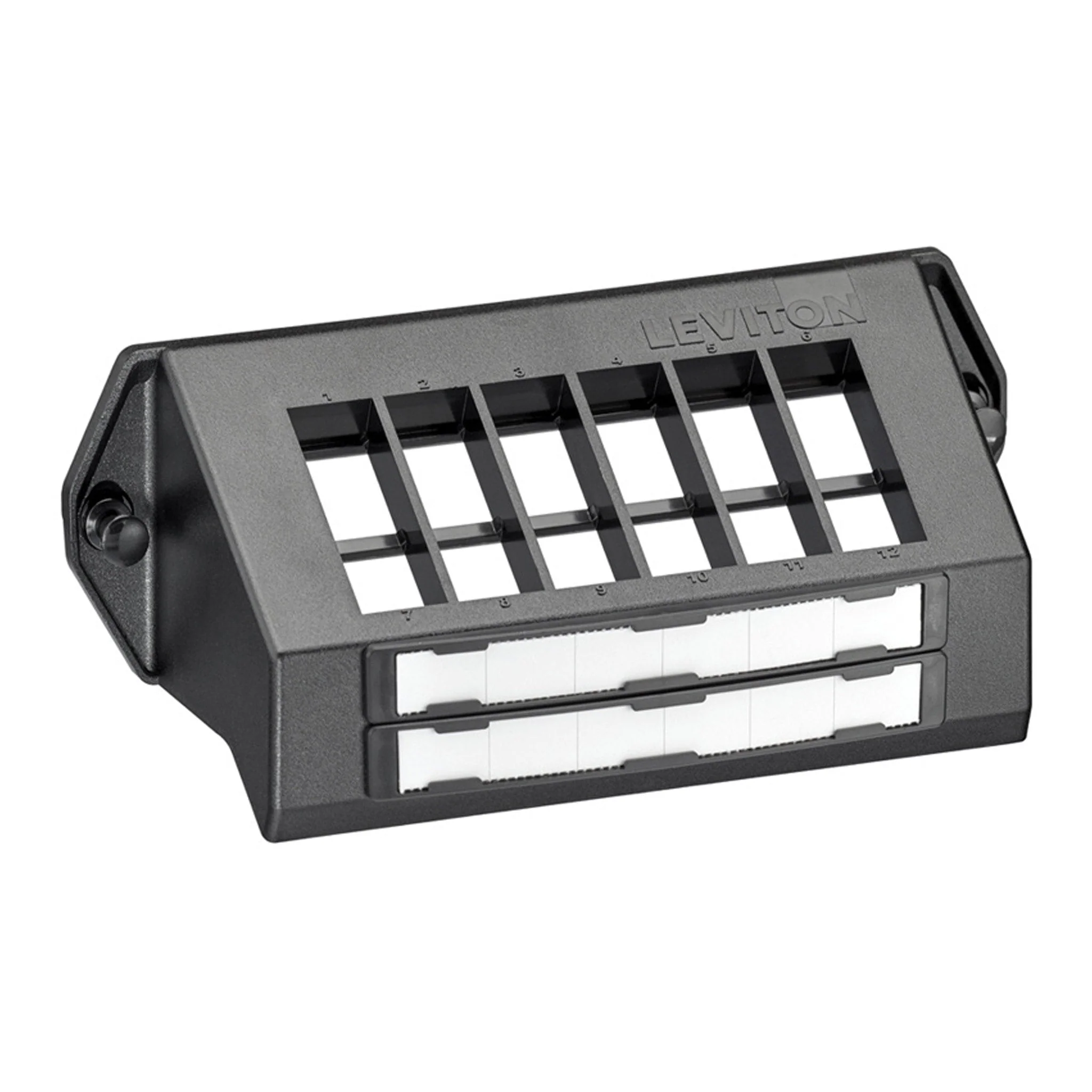 Leviton 47600-QPB 12-Port QuickPort Mounting Bracket