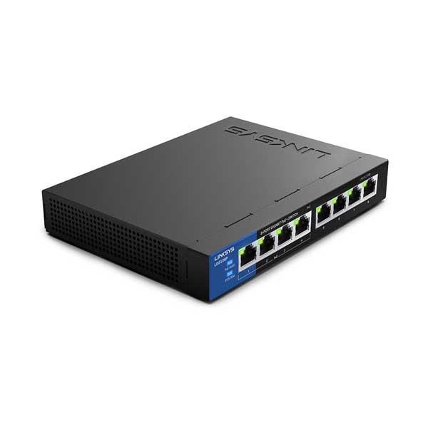 Linksys LGS108P 8-Port Gigabit PoE+ Business Desktop Switch - Image 2