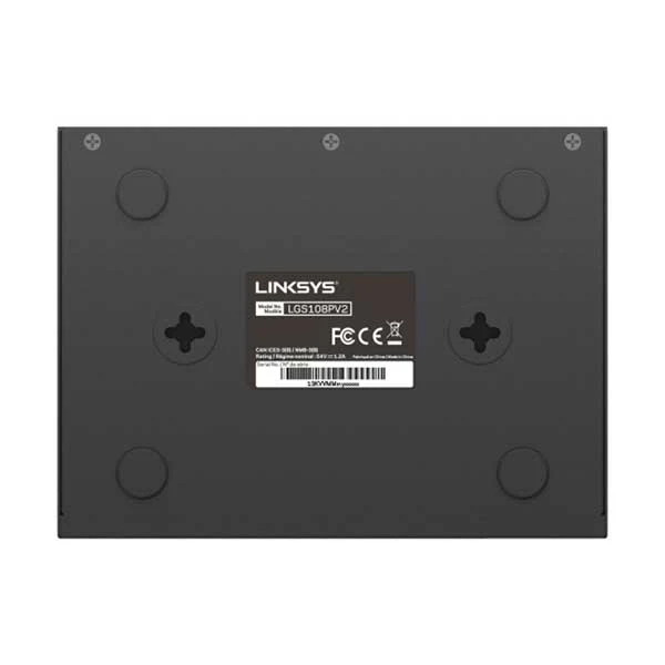 Linksys LGS108P 8-Port Gigabit PoE+ Business Desktop Switch - Image 5