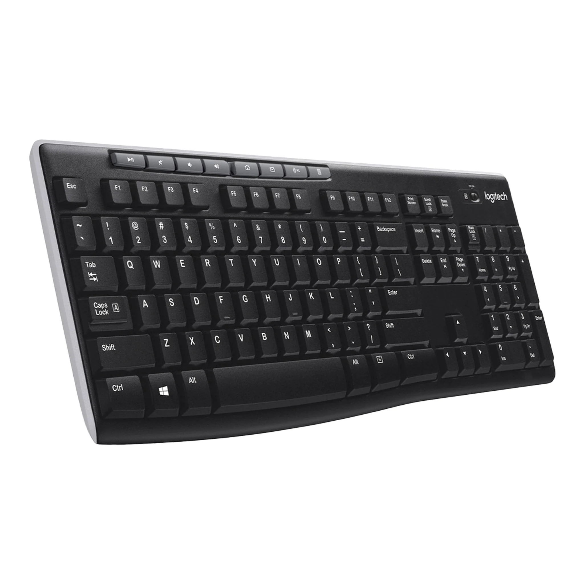 Logitech 920-003051 K270 Wireless Keyboard - Black - Image 2