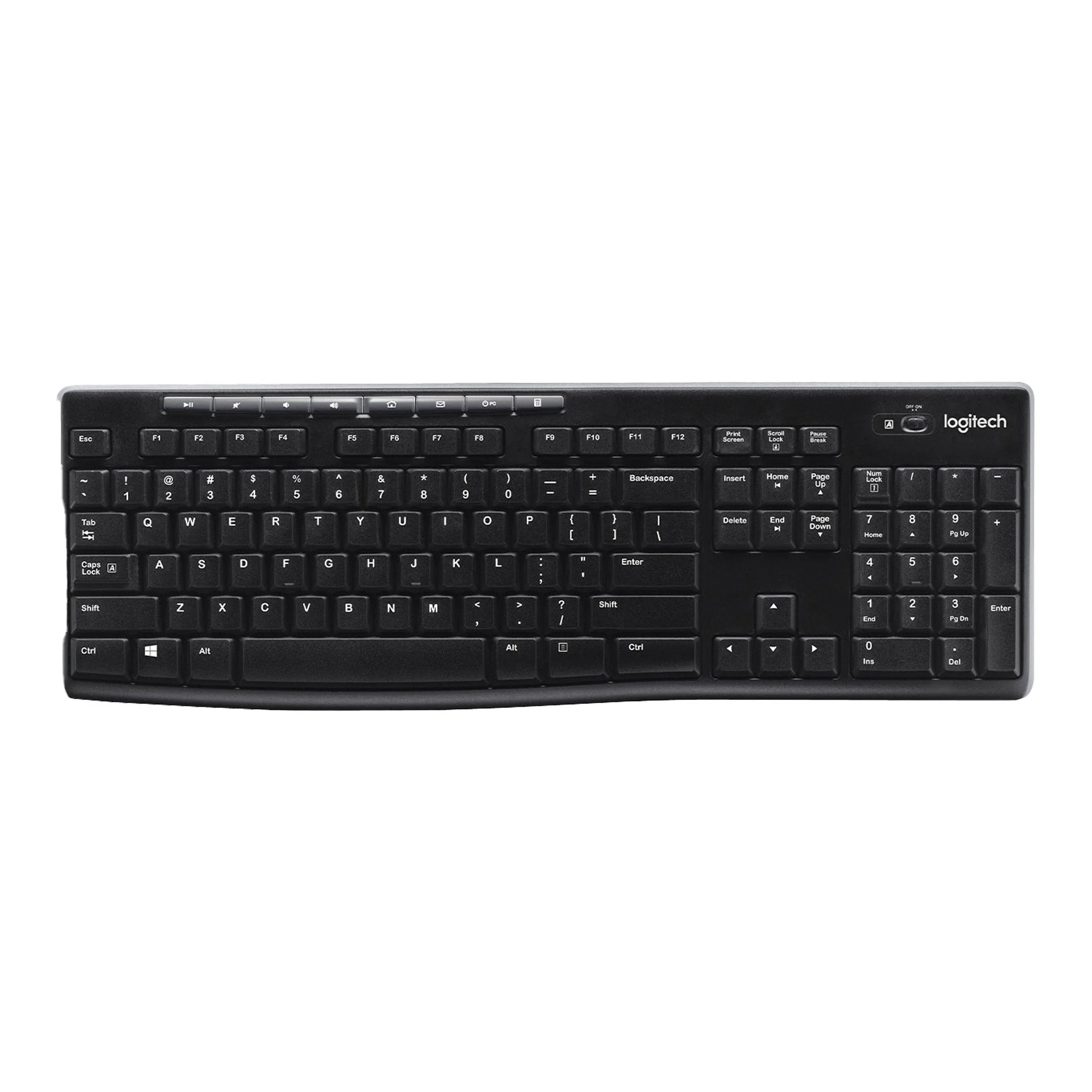 Logitech 920-003051 K270 Wireless Keyboard - Black - Image 3