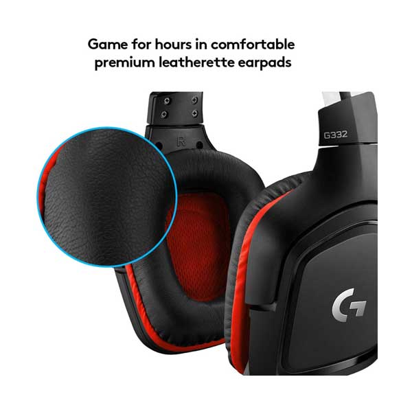 Logitech 981-000755 3.5mm Black G332 Stereo Gaming Headset with Flip-to-Mute Mic - Image 3