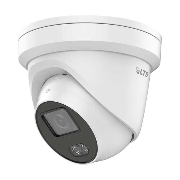 LTS CMIP3C42W-28M 4MP Turret Network Camera, Full-Time Color, White