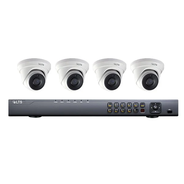 LTS LTD08KET4-1T 1TB 8-Channel Cameras Kit with 4 x 2MP 1080p Turret Cameras