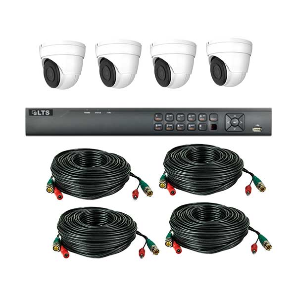LTS LTD08M4T-1T 1TB 8-Channel 1080p DVR Camera Kit with 4 x 2MP Turret Cameras