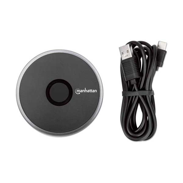 Manhattan 102186 Fast-Wireless Qi 10W Charging Pad - Image 2