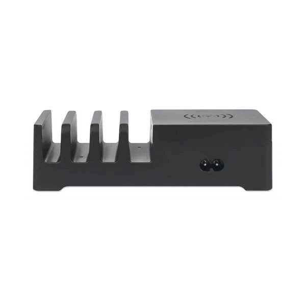 Manhattan 102230 55W Power Delivery Charging Station with Qi Wireless Charging Pad - Image 2