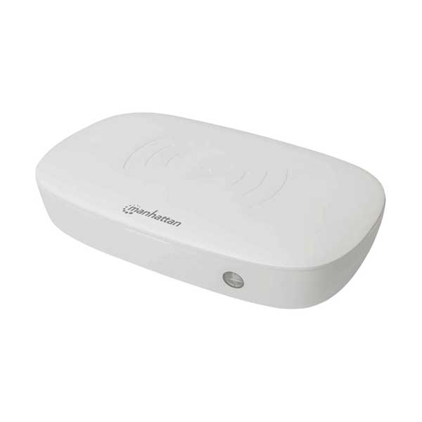 Manhattan 102407 UVC LED Phone Sanitizer with 10W Qi Certified Wireless Charger