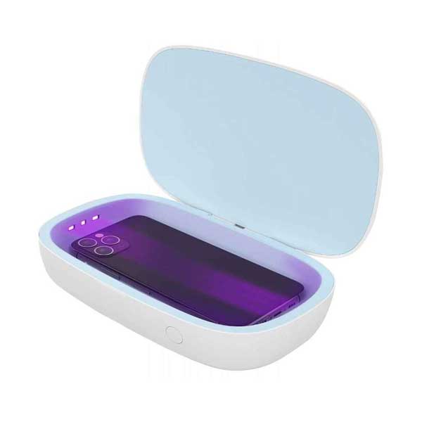 Manhattan 102407 UVC LED Phone Sanitizer with 10W Qi Certified Wireless Charger - Image 4