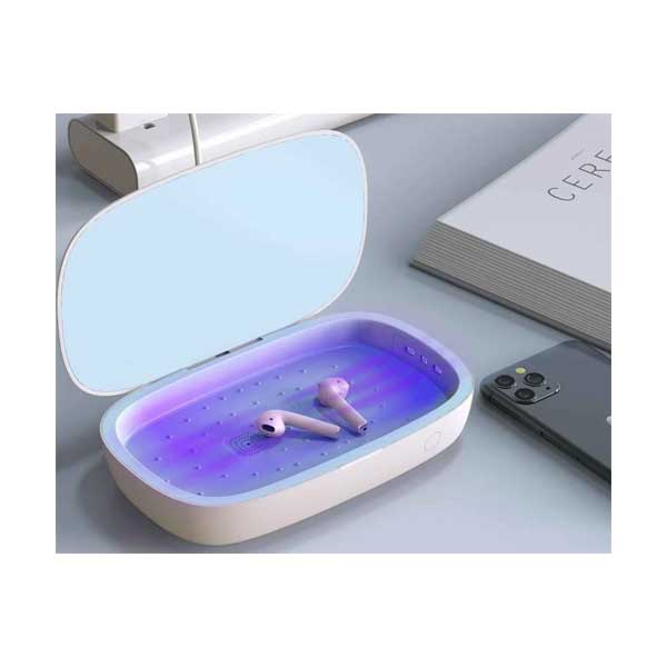 Manhattan 102407 UVC LED Phone Sanitizer with 10W Qi Certified Wireless Charger - Image 5