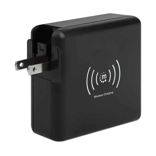 Manhattan 102452 4-in-1 Travel Wall Charger and Powerbank 8,000 mAh - Image 3