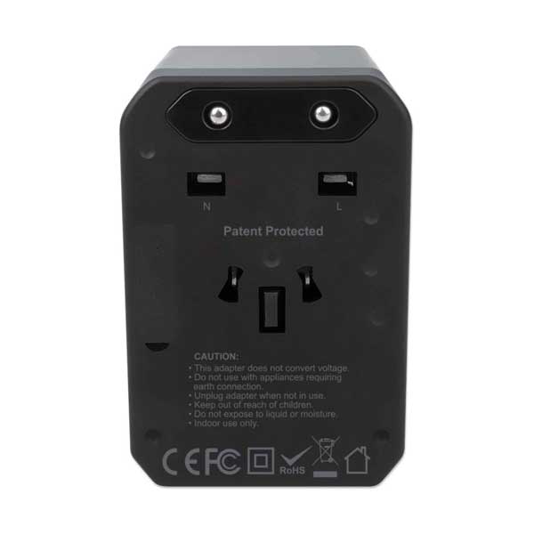 Manhattan 102476 USB-C Power Delivery Wall Charger and Travel Adapter with Three USB-A Ports - Image 3