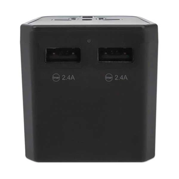 Manhattan 102476 USB-C Power Delivery Wall Charger and Travel Adapter with Three USB-A Ports - Image 4