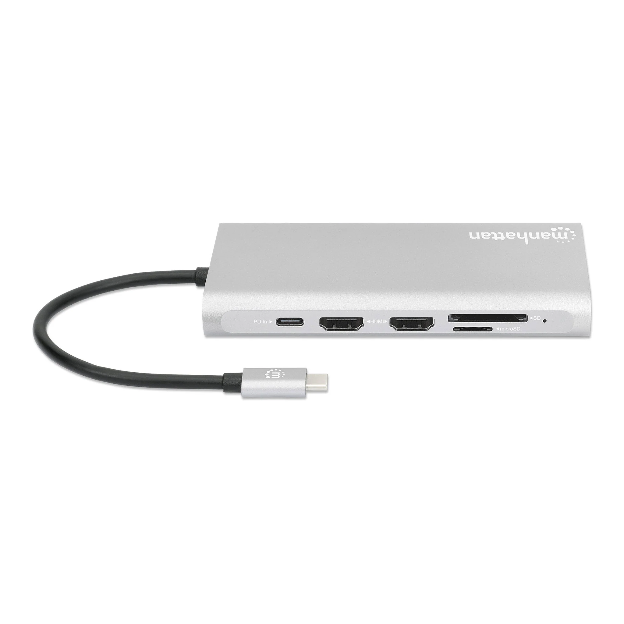 Manhattan 130660 USB-C PD 12-in-1 Triple-HDMI Monitor Docking Station with MST - Image 5