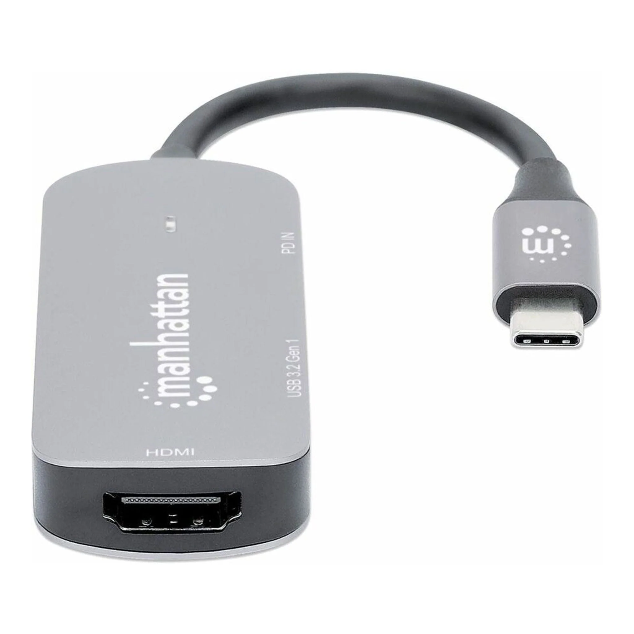 Manhattan 130707 USB-C to HDMI 3-in-1 Docking Converter with Power Delivery - Image 2