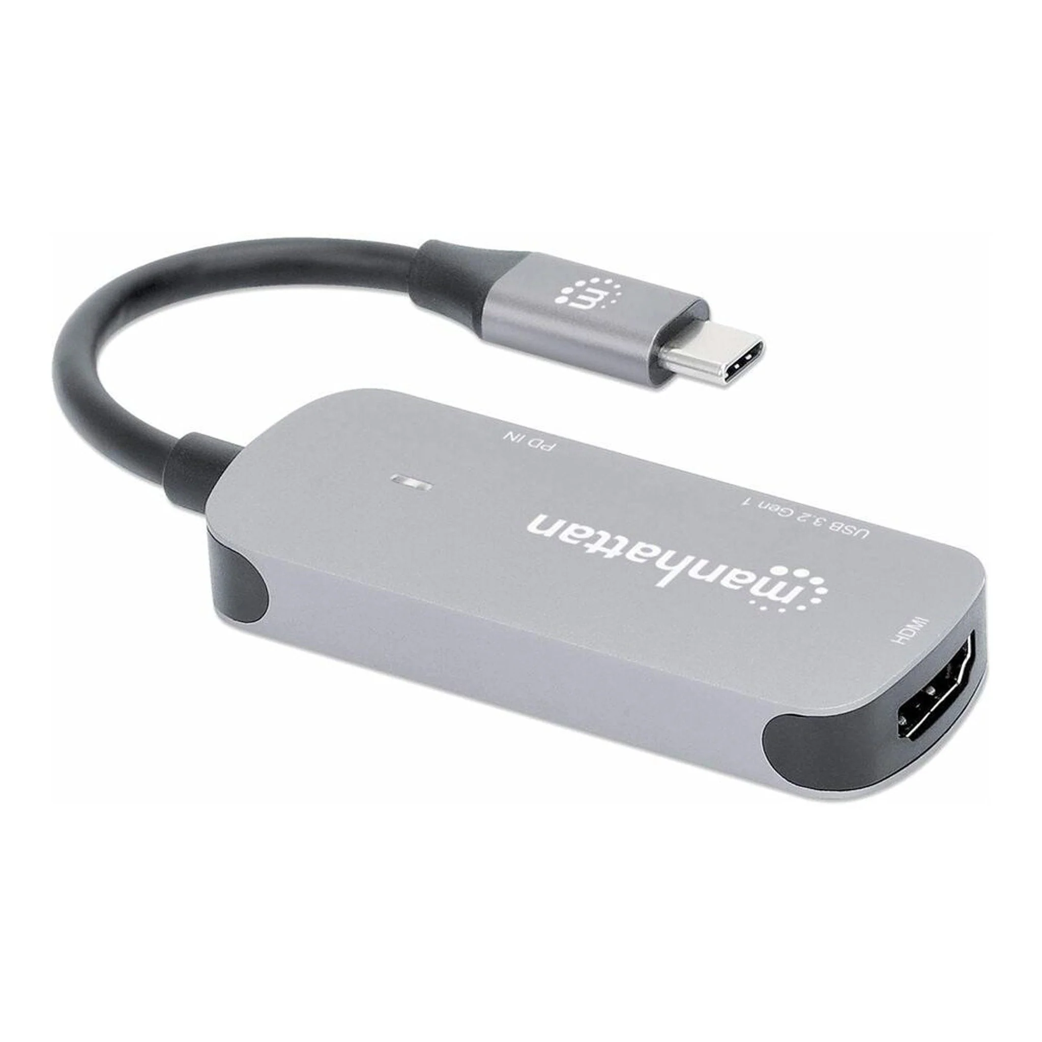 Manhattan 130707 USB-C to HDMI 3-in-1 Docking Converter with Power Delivery - Image 3