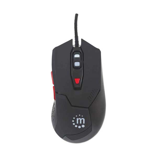 Manhattan 176071 Wired USB Optical Gaming Mouse with LED Lighting and Adjustable DPI - Image 3