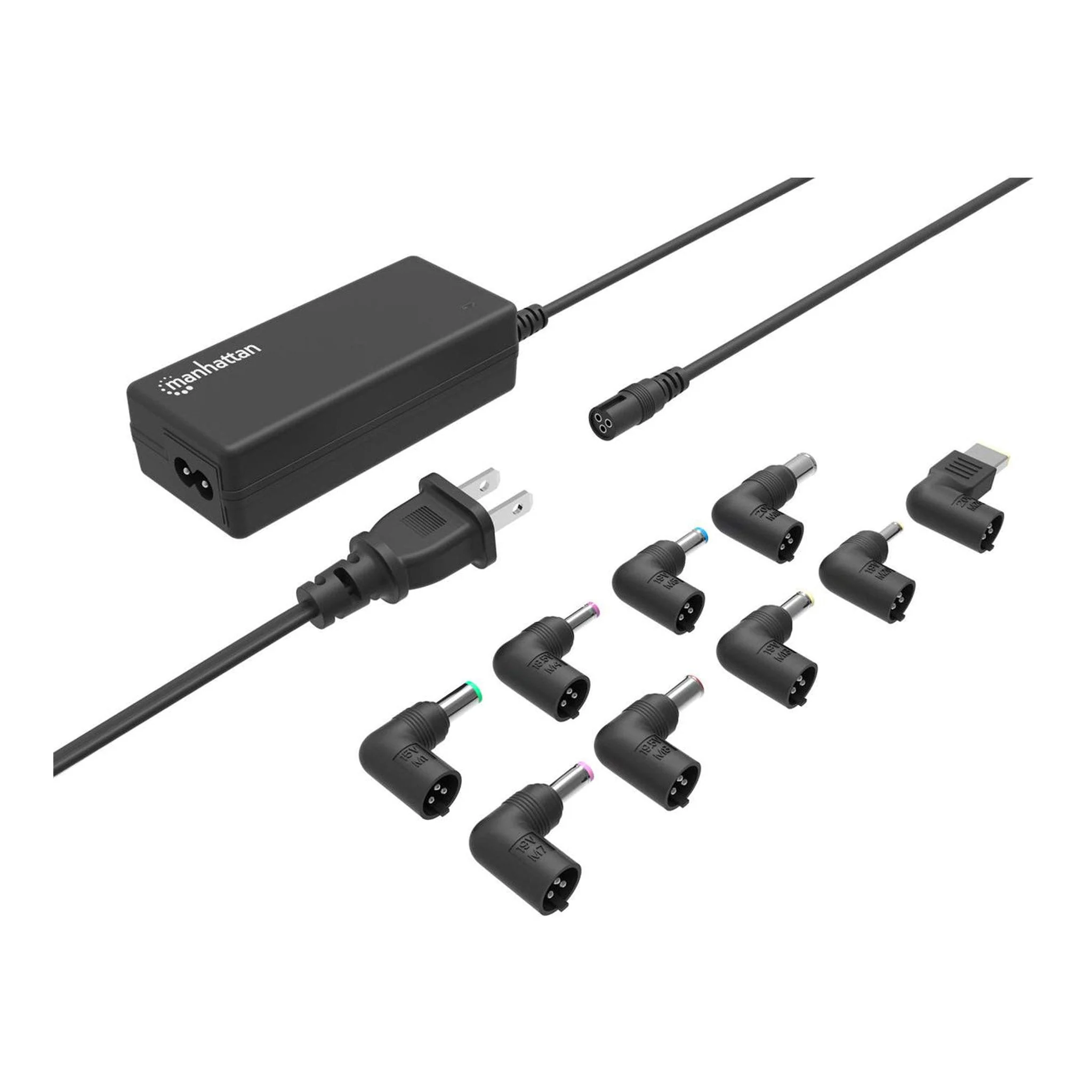 Manhattan 180979 65W Universal AC Laptop Charger Power Adapter with Nine Plug Tips - Image 3