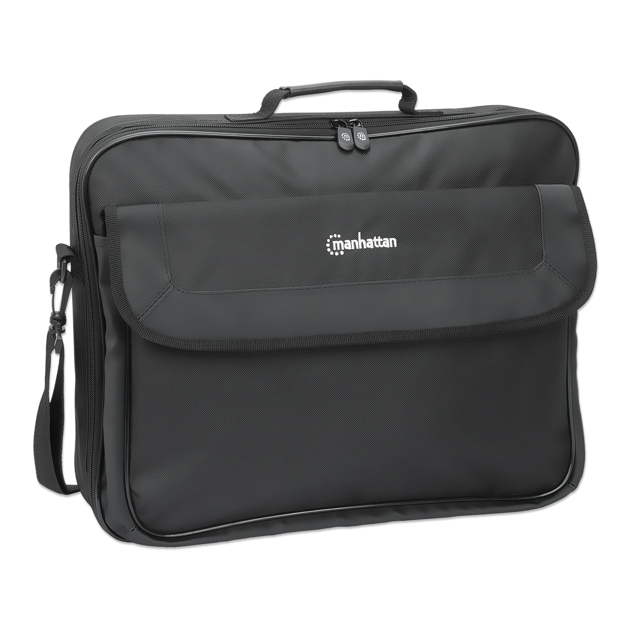 Manhattan 439992 17.3" Cambridge Clamshell Notebook Bag with Shoulder Strap - Image 2
